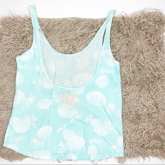 4 for $10 PINK VS | TEAL PINEAPPLE TOP - Picture 2 of 2